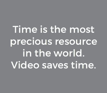 video saves time video saves time